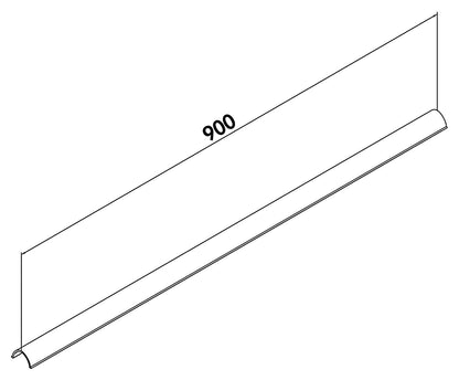 P-KBK Kabelkanal Länge 900 mm / COMPAIR PRIME flow® – Bild 2