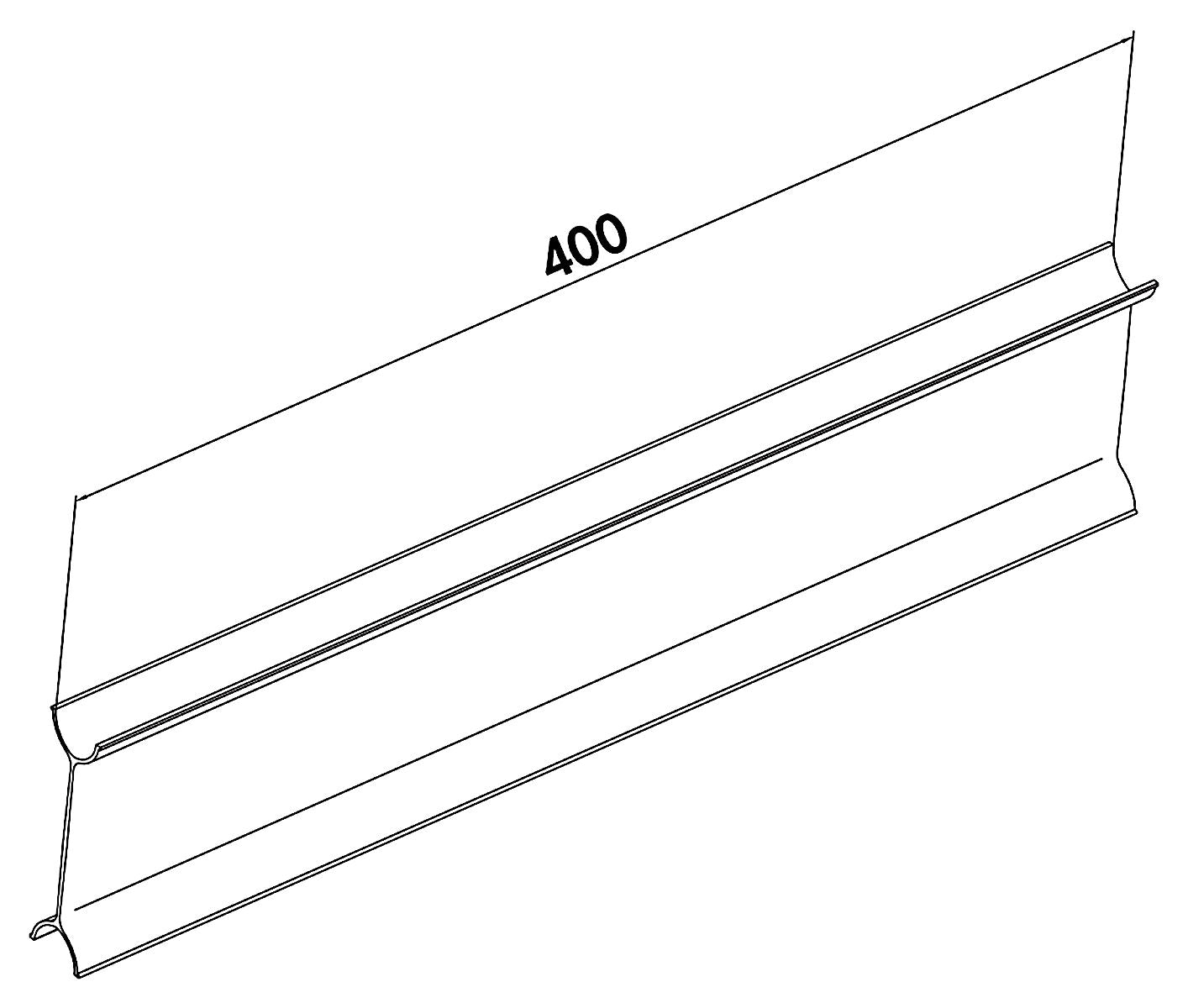 P-STS 150 Stützsteg Länge 400 mm / COMPAIR PRIME flow® – Bild 2