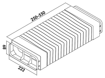 P-RBFLEX System 150 Rohrbogen mit Flexkanal für Umlenkungen bis 90° / COMPAIR PRIME flow® – Bild 2
