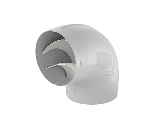 P-RBV 150 Rohrbogen 90° mit optimierten Luftleitkörpern / COMPAIR PRIME flow®