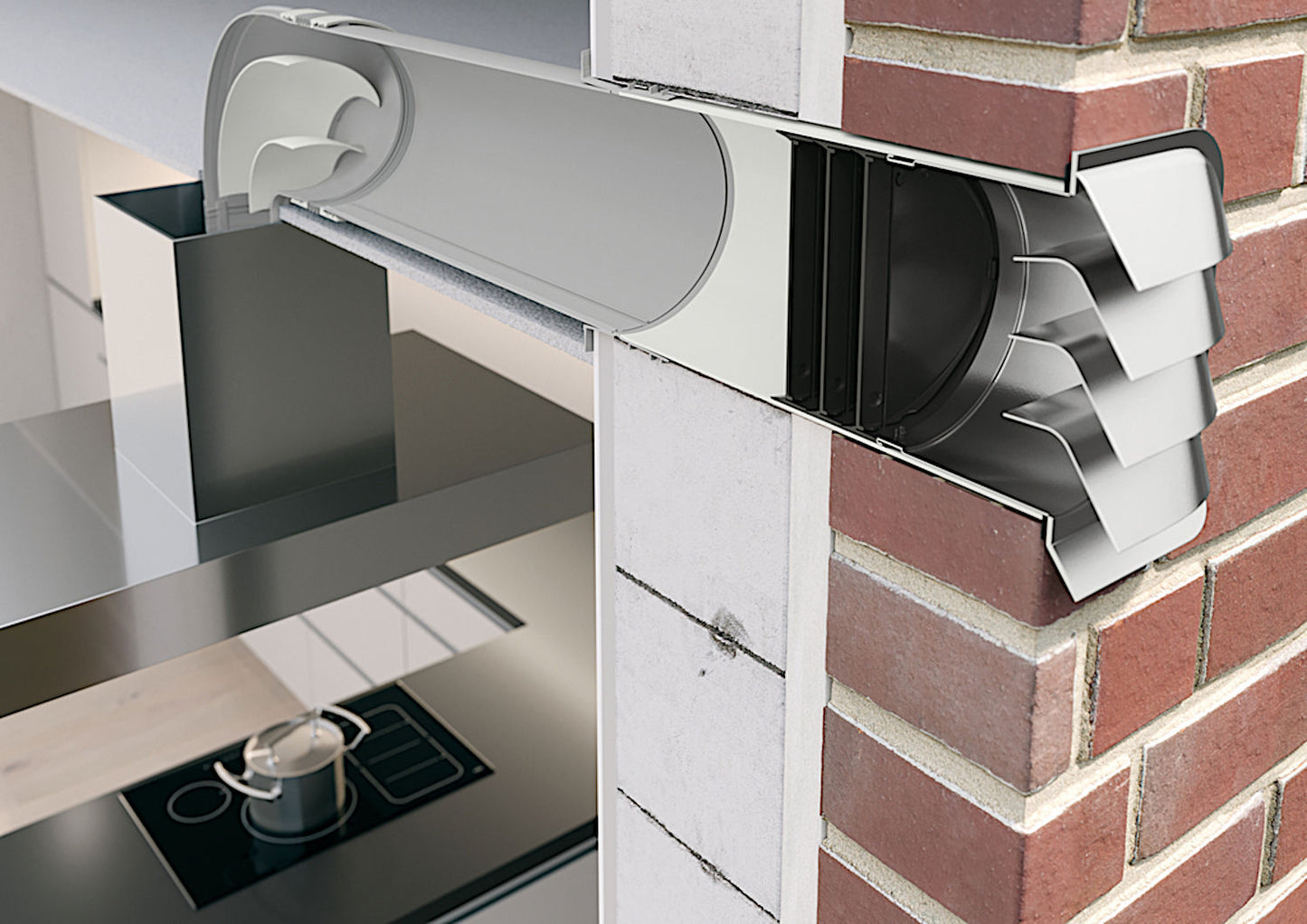 P-E-Jal Col 150 Mauerkasten inkl. THERMOBOX / COMPAIR PRIME flow® – Bild 5
