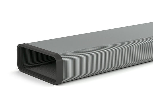 SF-VRO flex 150 Flachkanalrohr, flexibel mit Profildichtungen / COMPAIR STEEL flow 150 (System Ø 150) – Bild 4