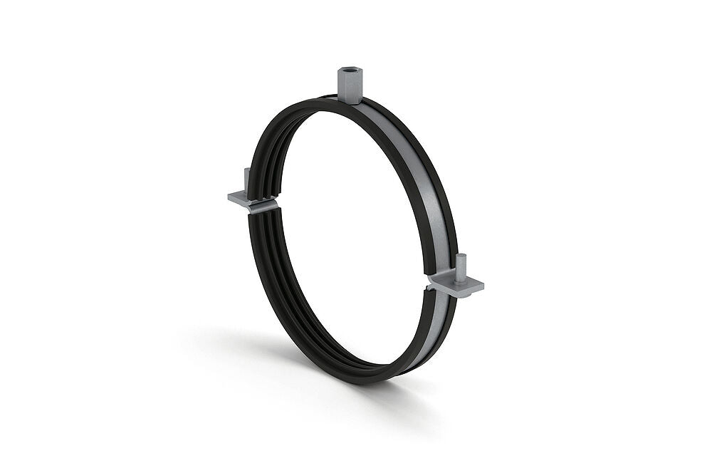 SR 150 Rundkanalhalterung mit Dämpfung / COMPAIR STEEL flow 150 (System Ø 150) / Halterung