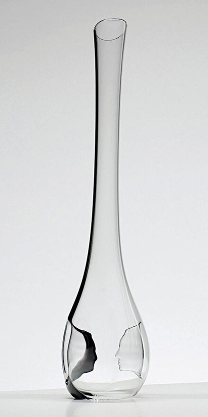 RIEDEL 4100/13 BLACK TIE Face to Face Dekanter aus Kristallglas, handgefertigt, Design-Dekanter – Bild 4