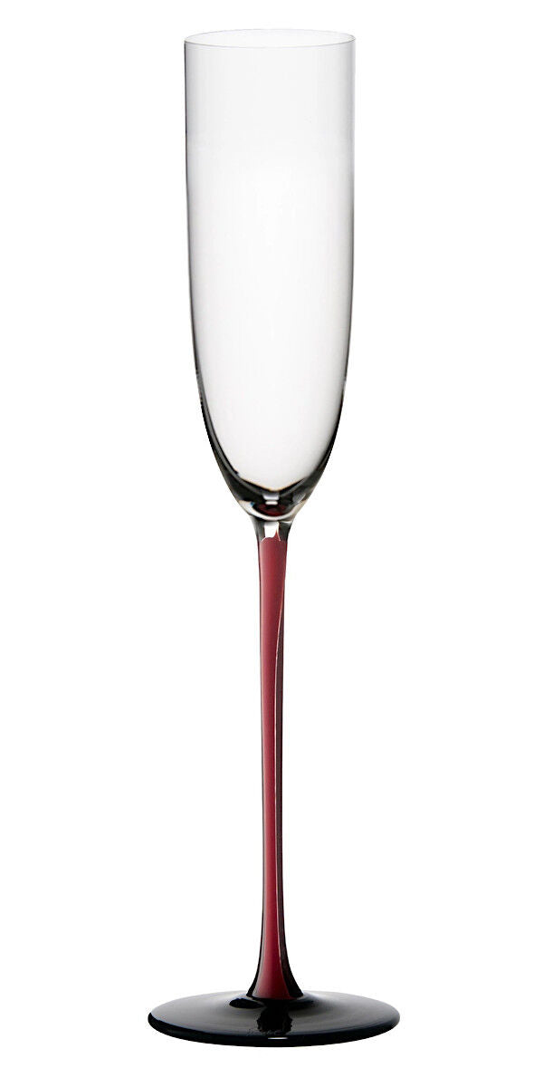 RIEDEL 4100/08R BLACK SERIES Collector's Edition Champagnerflöte, handgefertigt