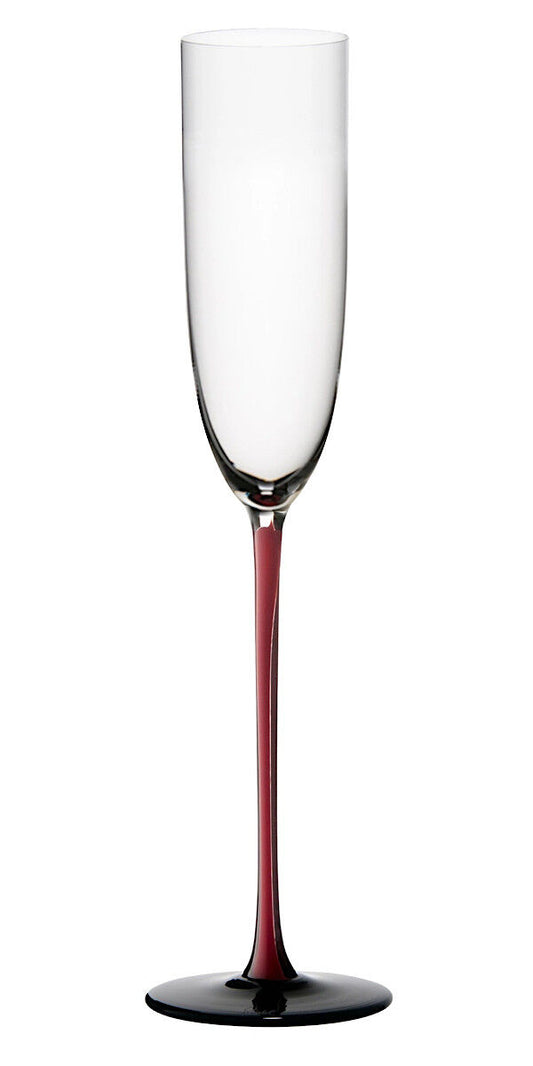 RIEDEL 4100/08R BLACK SERIES Collector's Edition Champagnerflöte, handgefertigt