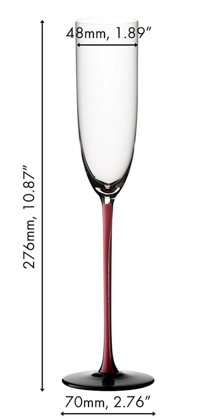 RIEDEL 4100/08R BLACK SERIES Collector's Edition Champagnerflöte, handgefertigt – Bild 2