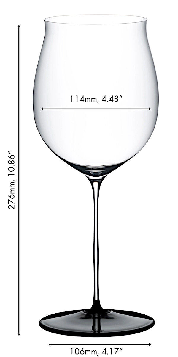 RIEDEL 4110/16 FATTO A MANO BLACK TIE Burgunder Grand Cru Weinglas – Bild 2