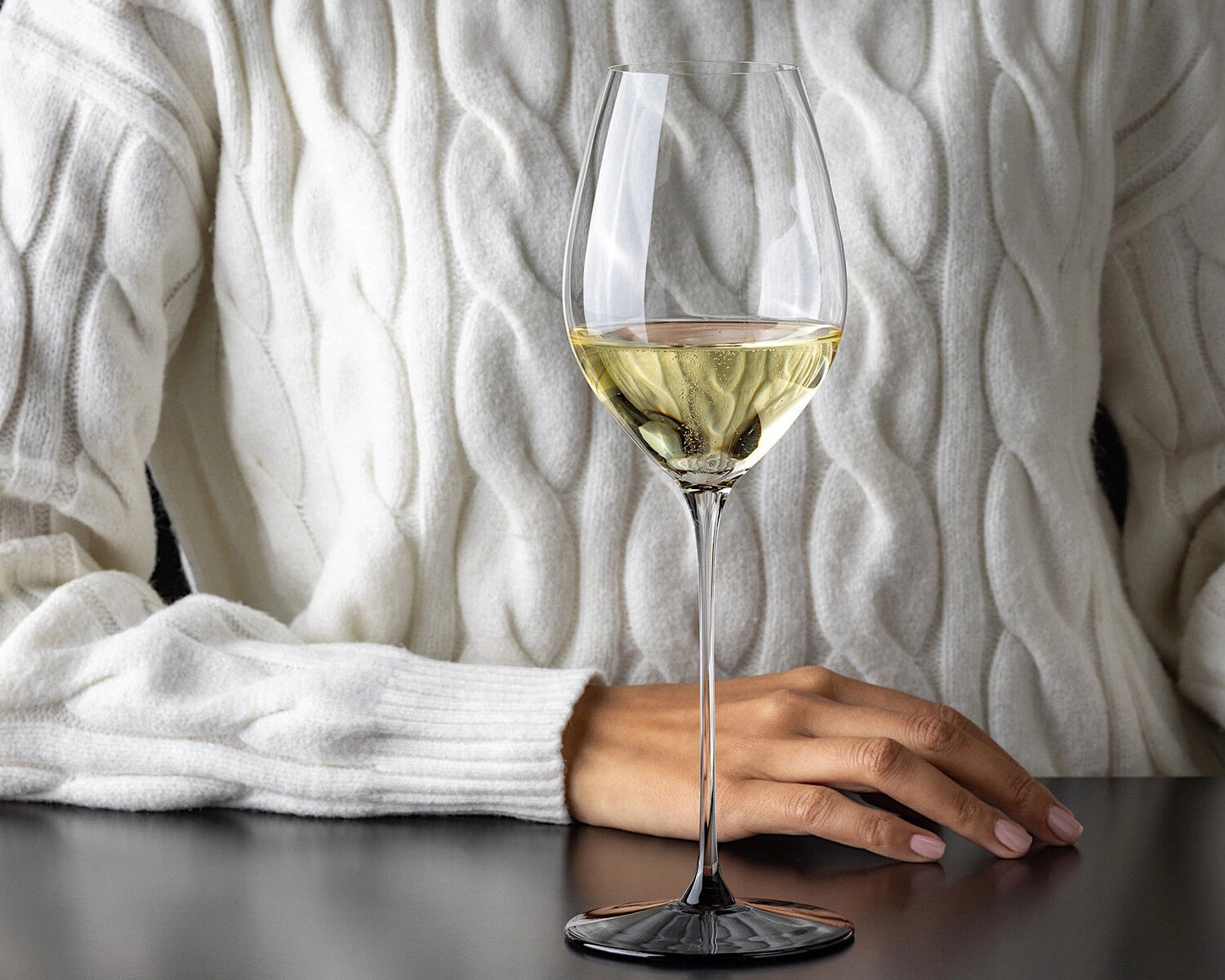 RIEDEL 4110/28 FATTO A MANO BLACK TIE Champagnerglas / Sauvignon Blanc – Bild 6