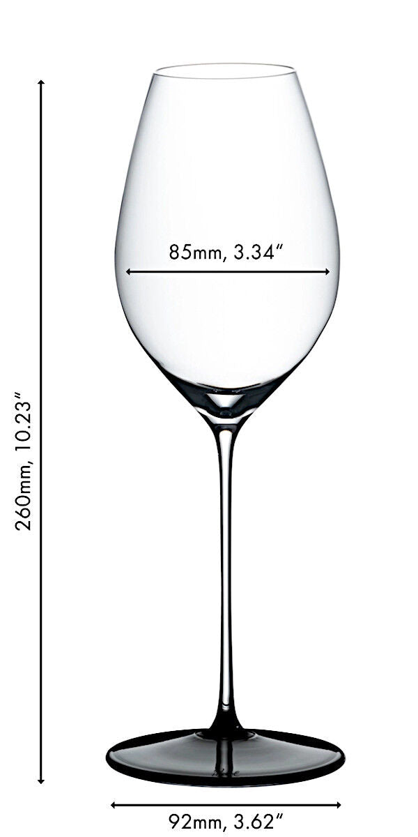 RIEDEL 4110/28 FATTO A MANO BLACK TIE Champagnerglas / Sauvignon Blanc – Bild 2
