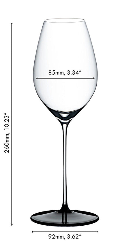 RIEDEL 4110/28 FATTO A MANO BLACK TIE Champagnerglas / Sauvignon Blanc – Bild 2