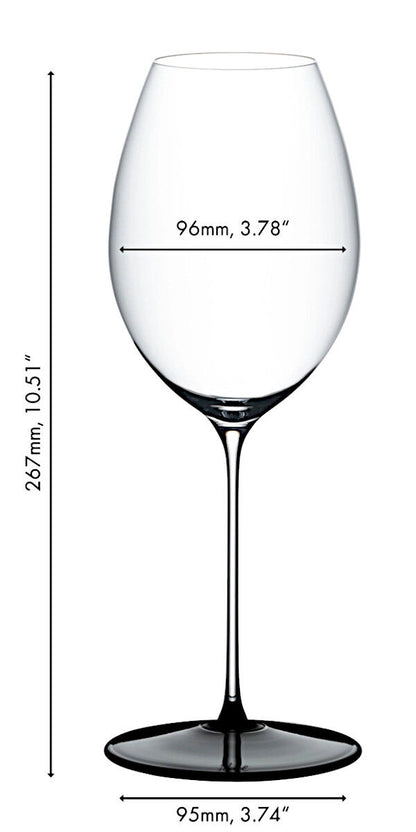 RIEDEL 4110/30 FATTO A MANO BLACK TIE Hermitage Weinglas – Bild 2