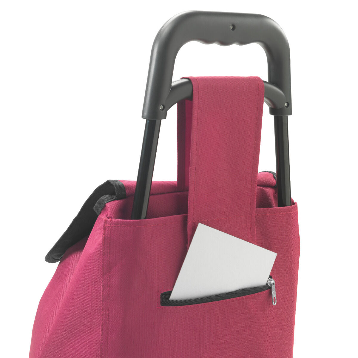 METALTEX 415205008 Shopping - Trolley DAPHNE 40 Liter, bordeaux, mit Regenschirmtasche / Einkaufswagen / Rollwagen