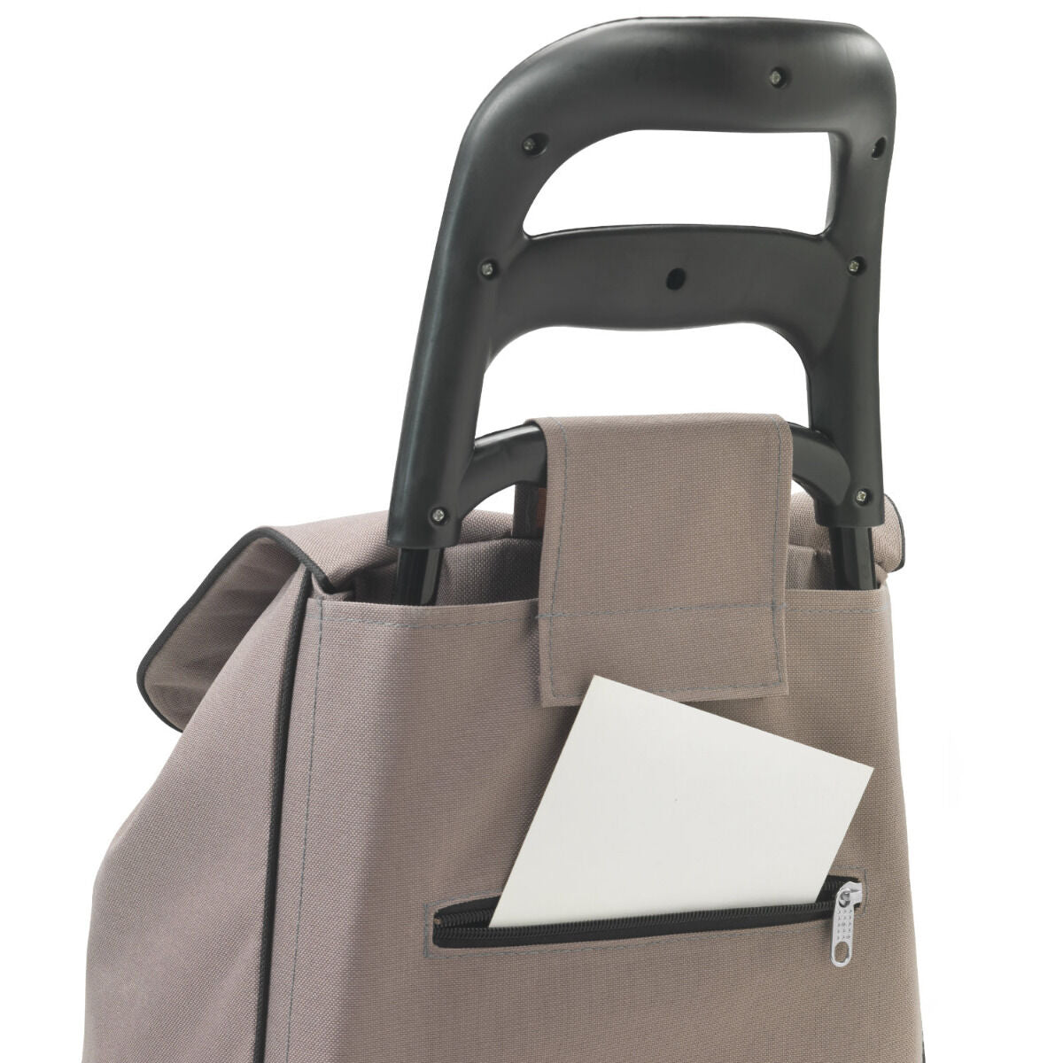 METALTEX 415280009 Shopping - Trolley KROKUS 50 Liter, braun, mit Kühltasche / Einkaufswagen / Rollwagen