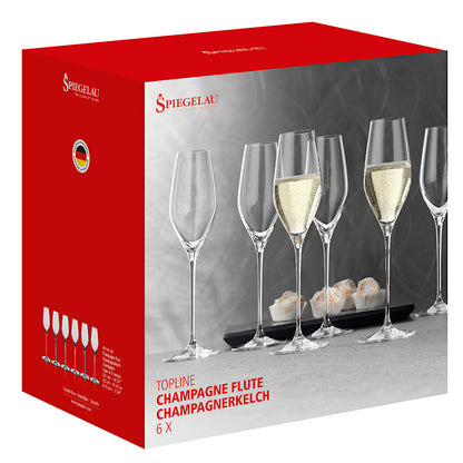 SPIEGELAU 4190129 TOPLINE Champagnerkelch 6er Set – Bild 4