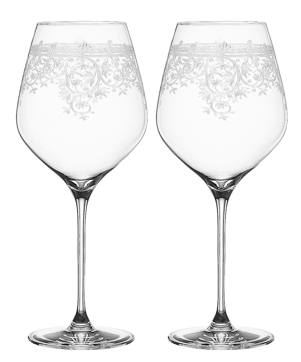 SPIEGELAU 4192260 ARABESQUE Burgunderglas 2er Set