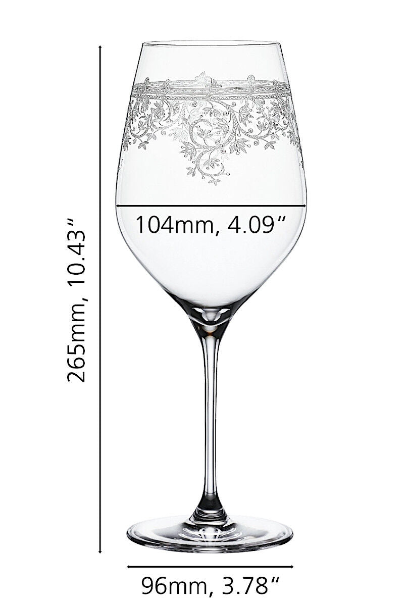 SPIEGELAU 4192265 ARABESQUE Bordeauxglas 2er Set – Bild 2