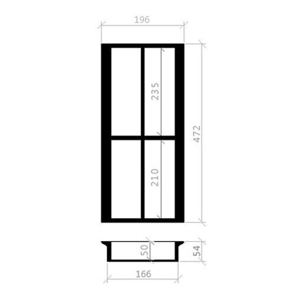 Besteckeinsatz 30er Schubl. B 196 x T 472 mm passend für Hettich ProfilPlus 16 mm Schubladen