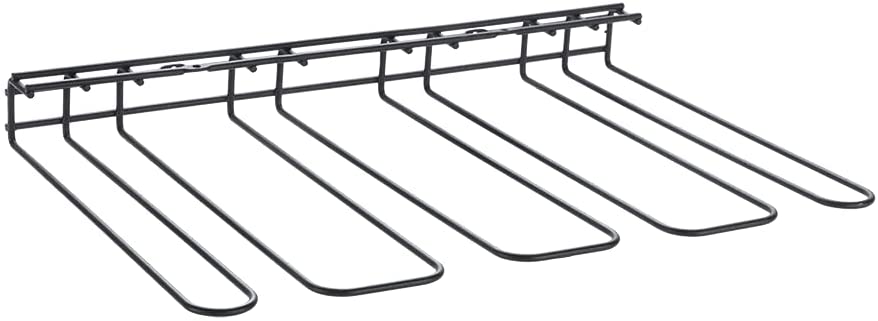 METALTEX 361117000 Copas Weinglashalter Lava 44 x 31 x 5 cm, TouchTherm, matt schwarz / Gläserhalter