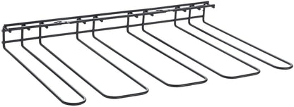 METALTEX 361117000 Copas Weinglashalter Lava 44 x 31 x 5 cm, TouchTherm, matt schwarz / Gläserhalter