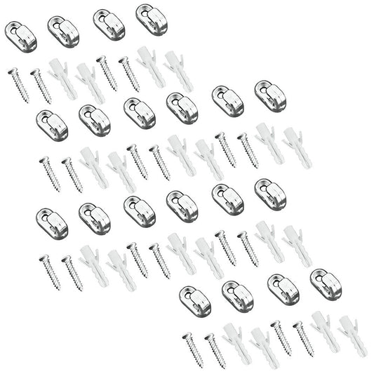 10er SET METALTEX 404990010 Mallorca Befestigungshaken 2er Set, Kunststoff, ABS verchromt