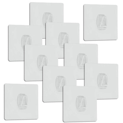 10er SET METALTEX 294801000 Klebehaken wiederverwendbar 80 x 80 mm