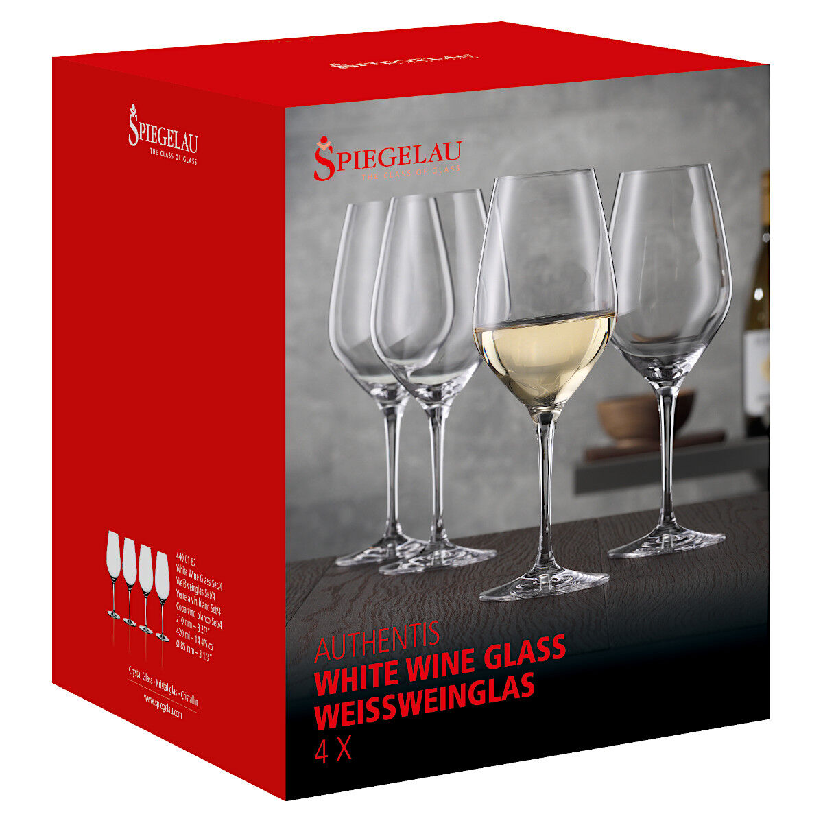 SPIEGELAU 4400182 AUTHENTIS Weißweinglas 4er Set – Bild 6