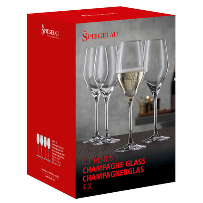 SPIEGELAU 4400185 AUTHENTIS Champagnerglas 4er Set – Bild 6