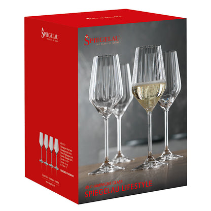 SPIEGELAU 4450177 LIFESTYLE Champagnerglas 4er Set – Bild 8