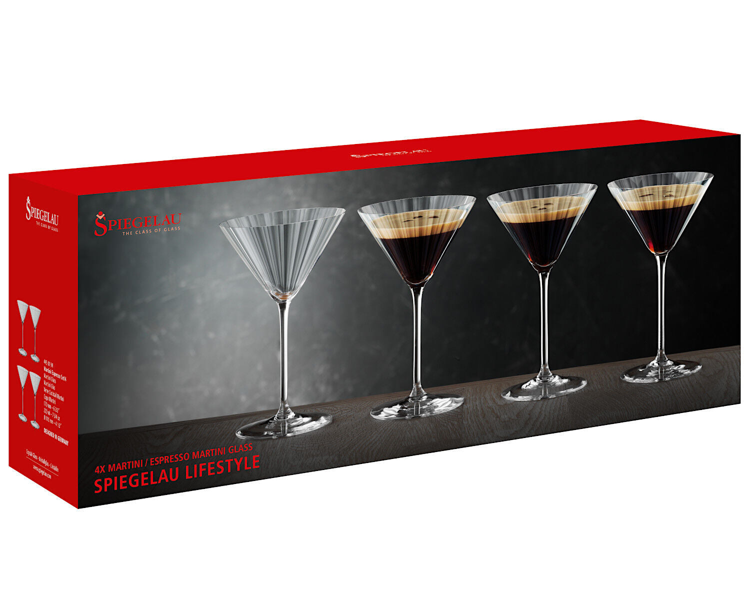 SPIEGELAU 4450194 LIFESTYLE Espresso Martini 4er Set – Bild 5