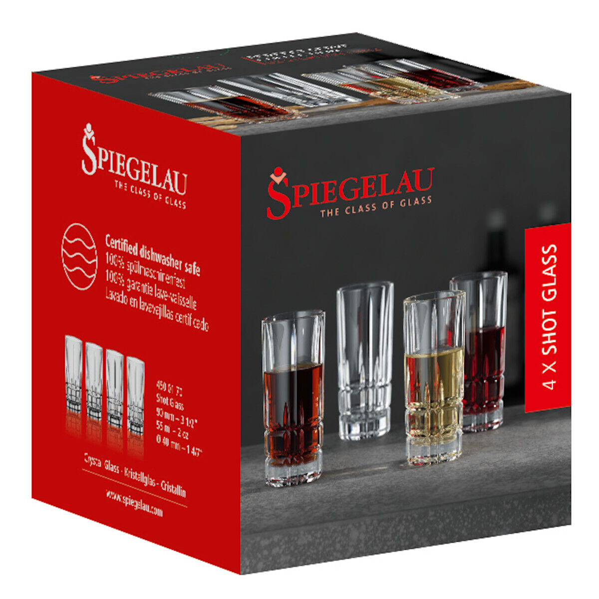 SPIEGELAU 4500170 PERFECT SERVE Shot Glas 4er Set – Bild 3