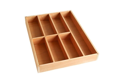 Besteckeinsatz 45er Schubl. B 368 x T 472 mm passend für BLUM Legra 19 mm Schubladen