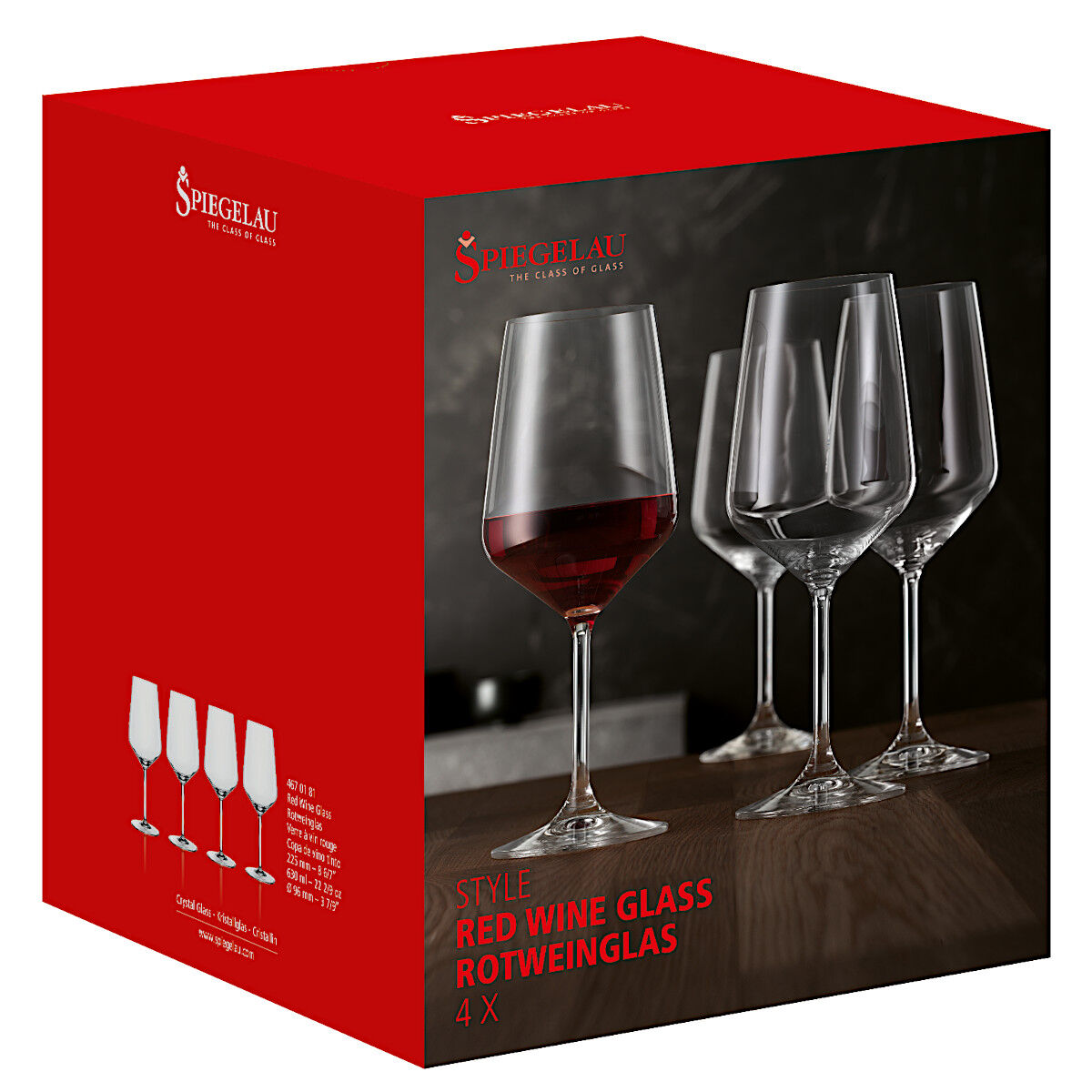 SPIEGELAU 4670181 STYLE Rotweinglas 4er Set – Bild 5