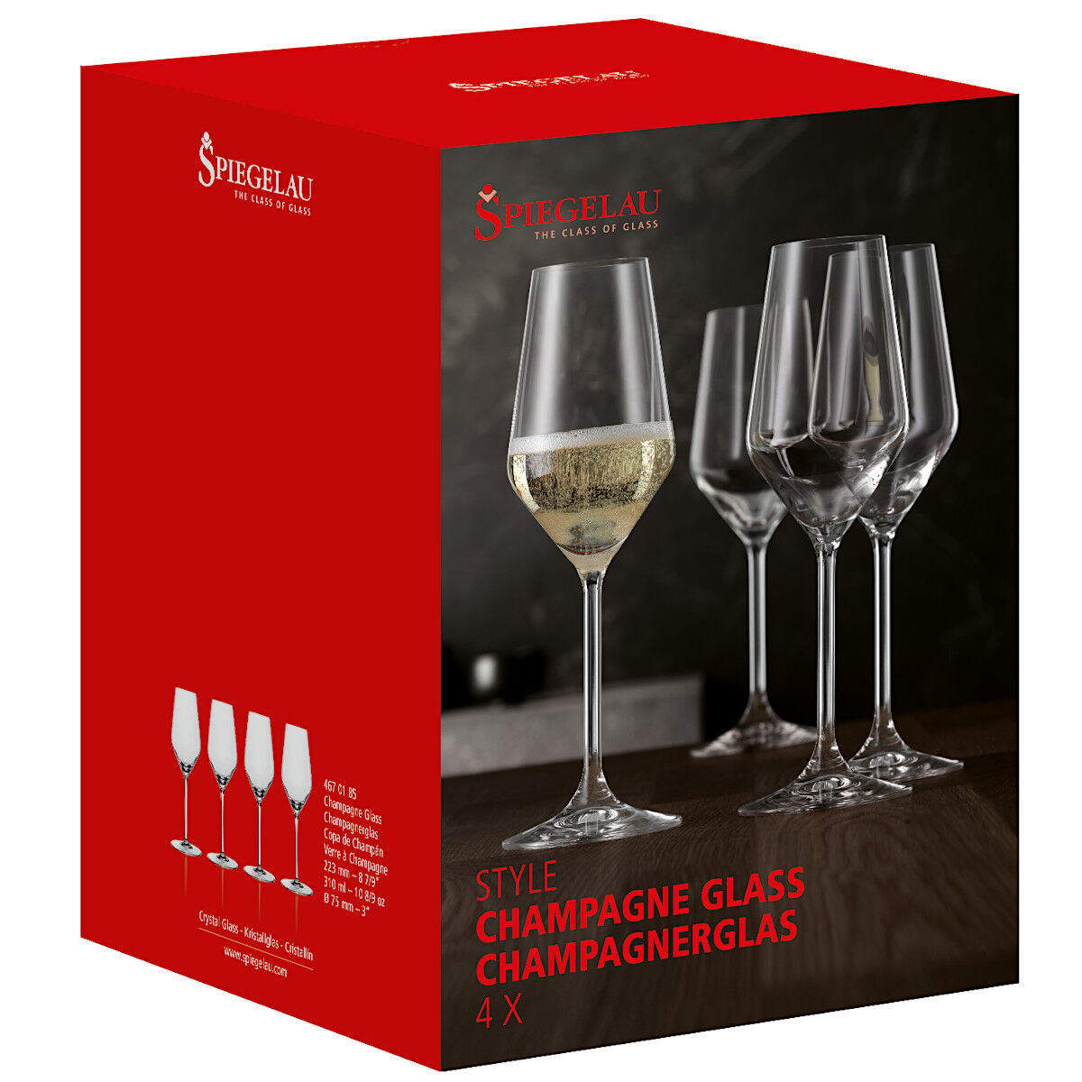 SPIEGELAU 4670185 STYLE Champagnerglas 4er Set – Bild 6