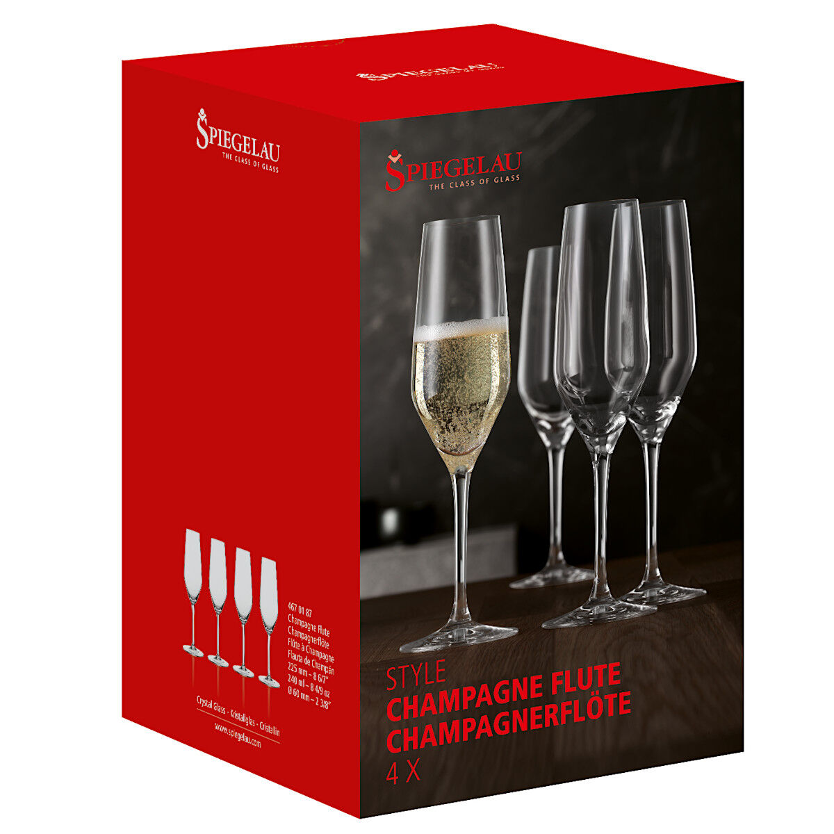SPIEGELAU 4670187 STYLE Champagnerflöte 4er Set – Bild 6