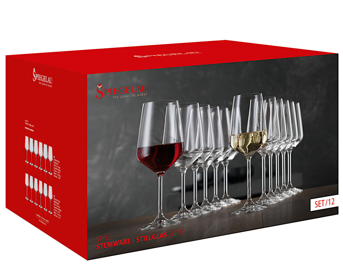 SPIEGELAU 4670194 STYLE Weinglasset - Vorteilsset 6 Rot- u. 6 Weißweingläser – Bild 5