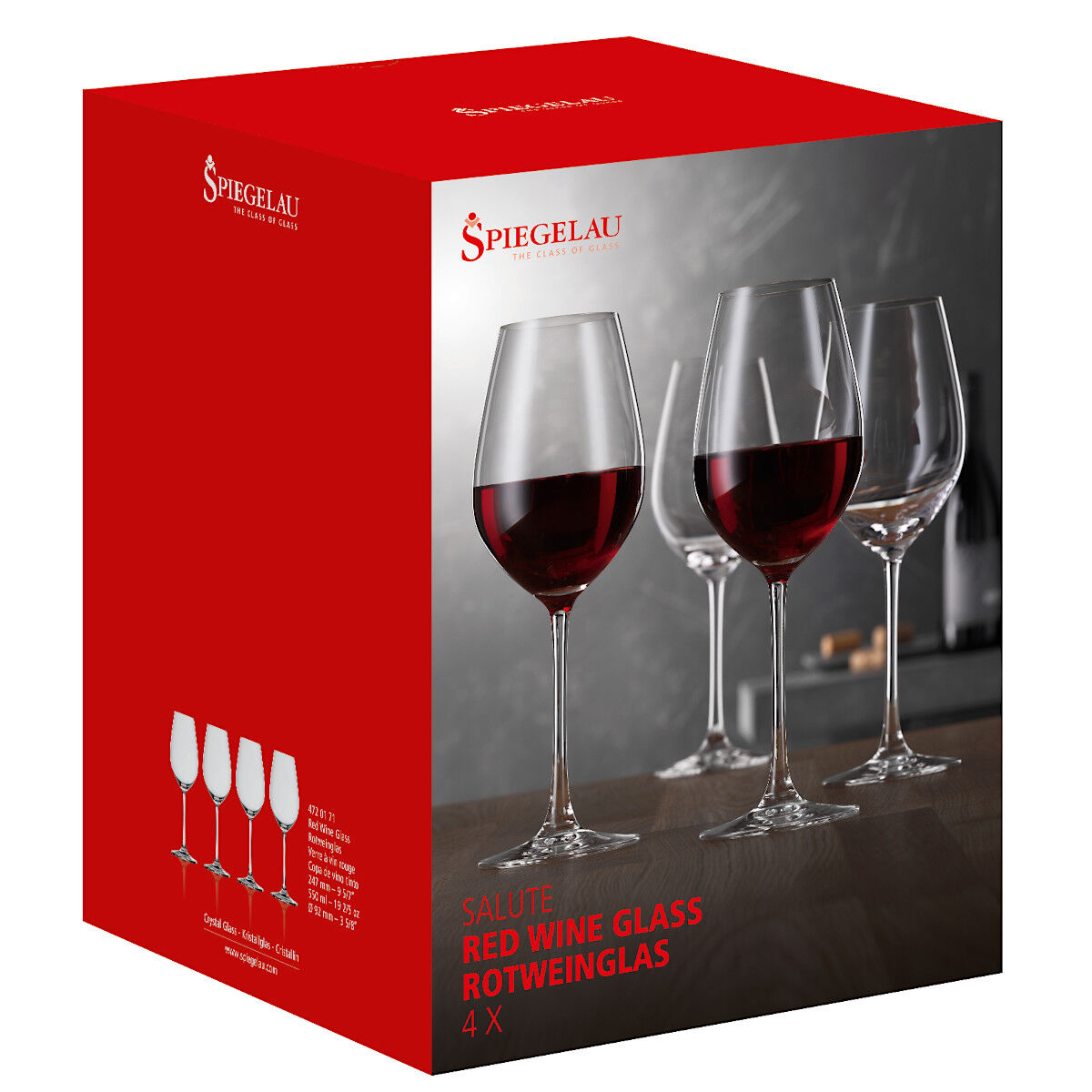 SPIEGELAU 4720171 SALUTE Rotweinglas 4er Set – Bild 7