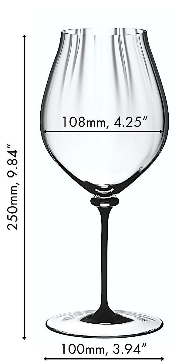 RIEDEL 4884/67D FATTO A MANO Performance Pinot Noir - Schwarzer Stiel – Bild 2