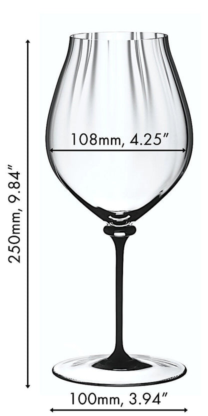 RIEDEL 4884/67D FATTO A MANO Performance Pinot Noir - Schwarzer Stiel – Bild 2