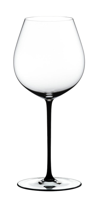 RIEDEL 4900/07B FATTO A MANO Pinot Noir Weinglas - Stiel SCHWARZ