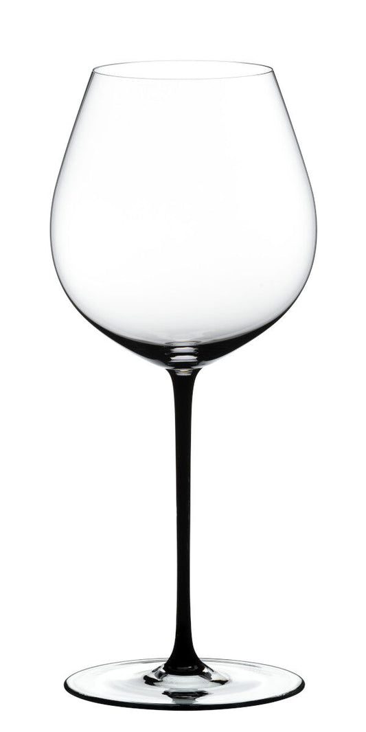 RIEDEL 4900/07B FATTO A MANO Pinot Noir Weinglas - Stiel SCHWARZ