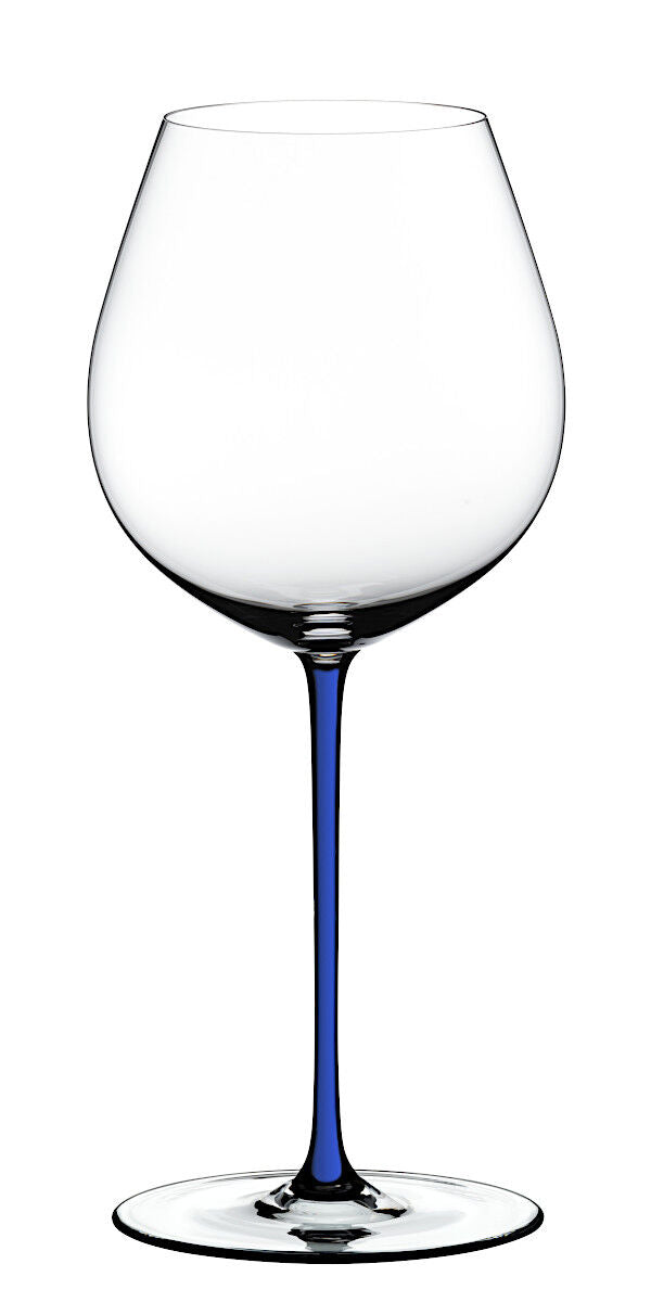 RIEDEL 4900/07D FATTO A MANO Pinot Noir Weinglas - Stiel DUNKELBLAU