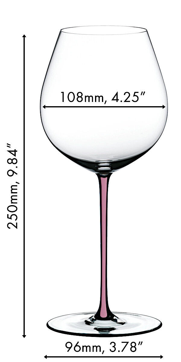 RIEDEL 4900/07MA FATTO A MANO Pinot Noir Weinglas - Stiel MAUVE – Bild 2