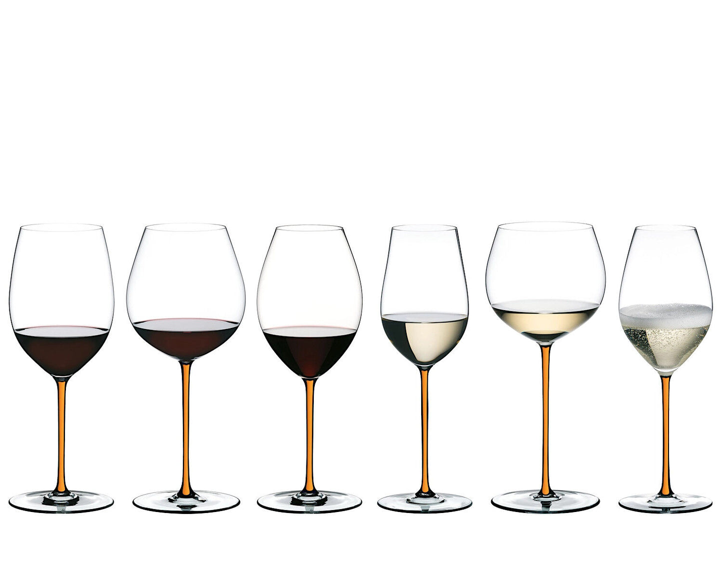 RIEDEL 4900/07O FATTO A MANO Pinot Noir Weinglas - Stiel ORANGE – Bild 4
