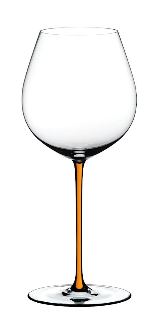 RIEDEL 4900/07O FATTO A MANO Pinot Noir Weinglas - Stiel ORANGE