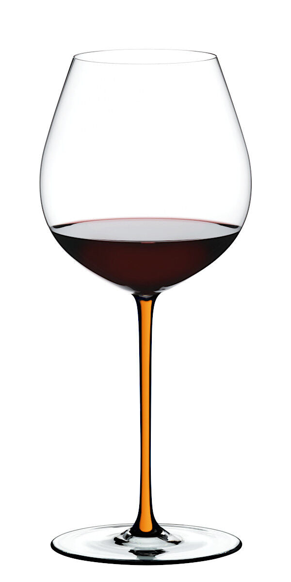 RIEDEL 4900/07O FATTO A MANO Pinot Noir Weinglas - Stiel ORANGE – Bild 3