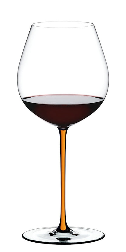 RIEDEL 4900/07O FATTO A MANO Pinot Noir Weinglas - Stiel ORANGE – Bild 3
