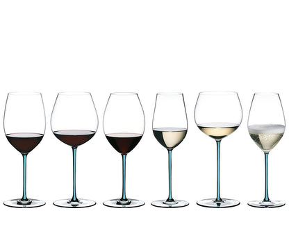 RIEDEL 4900/15T FATTO A MANO Riesling / Zinfandel Weinglas - Stiel TÜRKIS – Bild 4