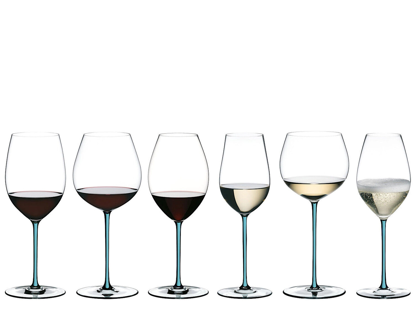 RIEDEL 4900/97T FATTO A MANO Oaked Chardonnay Weinglas - Stiel TÜRKIS – Bild 4
