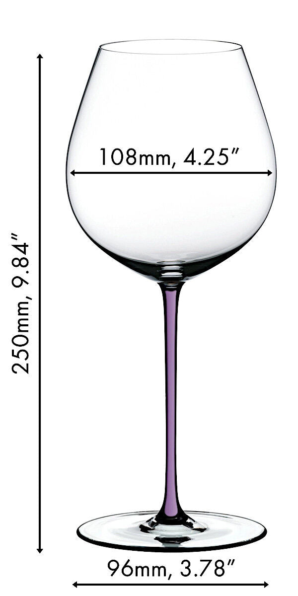 RIEDEL 4900/07V FATTO A MANO Pinot Noir Weinglas - Stiel VIOLETT – Bild 2